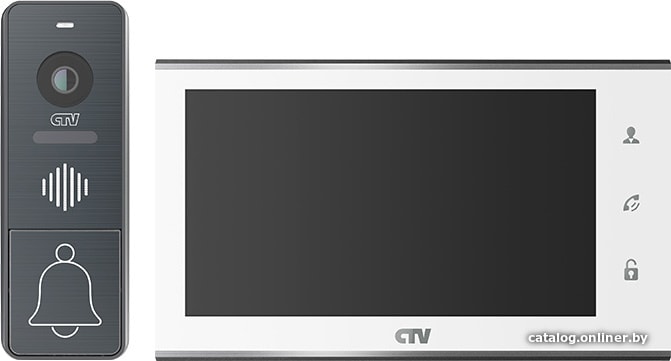

Комплект видеодомофона CTV DP4707IP (белый)