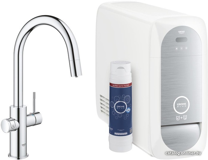 

Стационарная система "рядом с мойкой" Grohe Blue Home 31606000