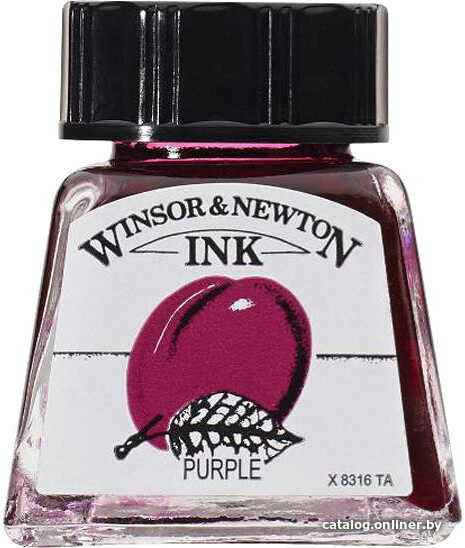 

Тушь художественная Winsor & Newton 1005542 (14 мл, пурпурный)