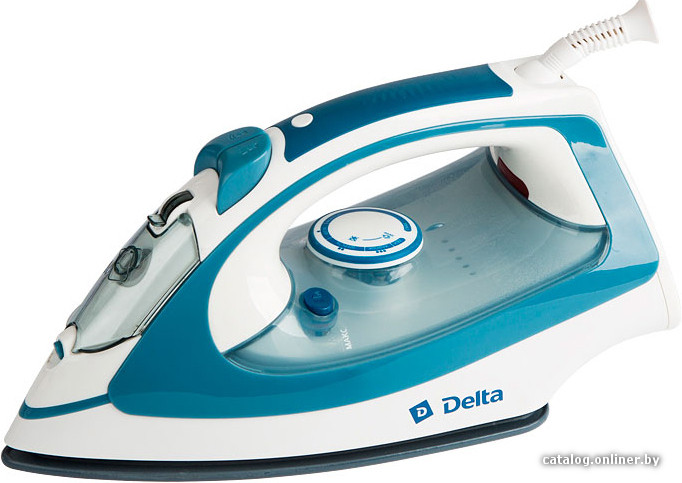 

Утюг Delta DL-416 (белый/голубой)