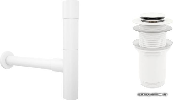 

Сифон Wellsee Drainage System 182118002 (сифон, донный клапан, матовый белый)