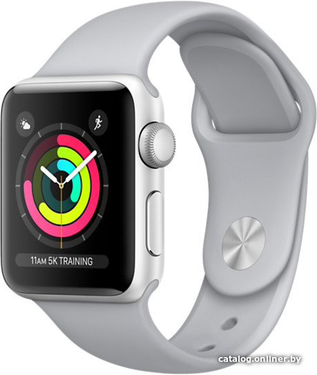 

Умные часы Apple Watch Series 3 38 мм (серебристый алюминий/дымчатый)