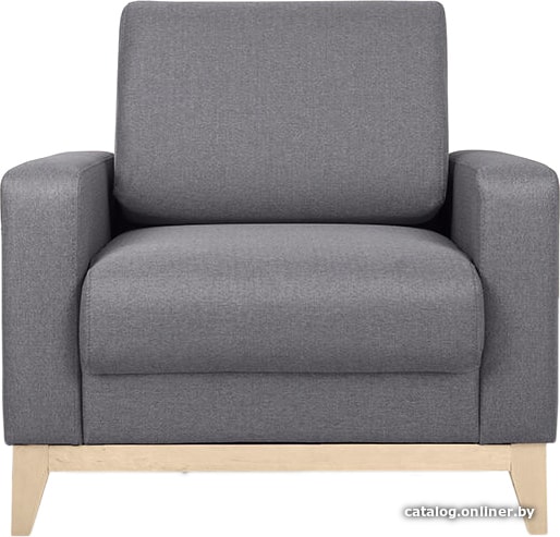 

Интерьерное кресло Divan Гритон Textile Grey (sherlock 980 рогожка, серый)