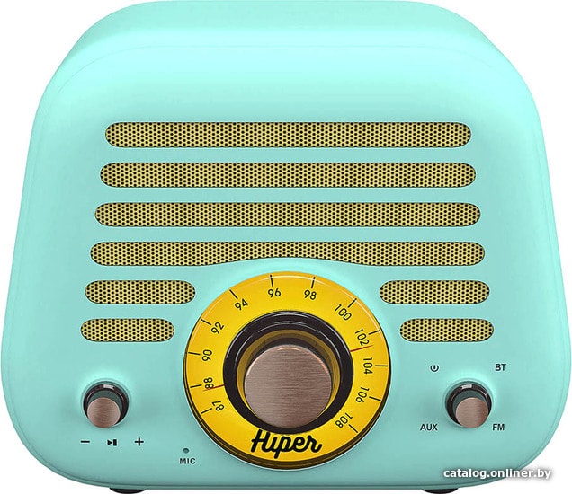 

Беспроводная колонка Hiper Retro L (бирюзовый)