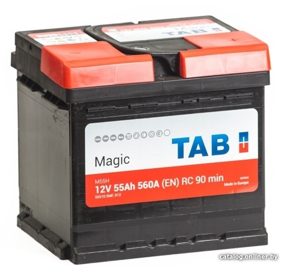 

Автомобильный аккумулятор TAB Magic M55H R (55 А·ч)