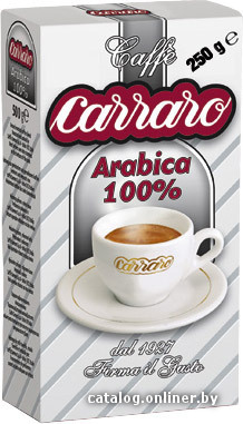 

Кофе Carraro Arabica 100% молотый 250 г