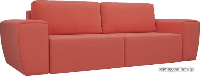 

Диван Mebelico Беккер 108529 (микровельвет, коралловый)