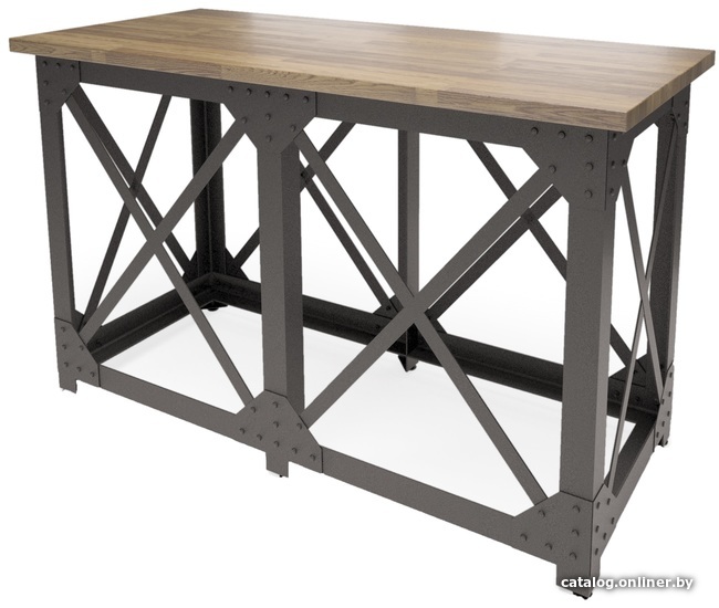 

Барный стол Millwood Лофт Нельсон Ш 180x80x112 (дуб темный-металл черный)