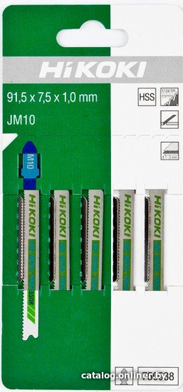 

Набор пильных полотен Hikoki JM10 750038 (5 шт)