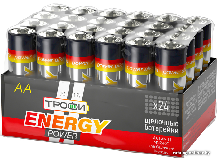 

Батарейка Трофи AA 24 шт. LR6-24 bulk