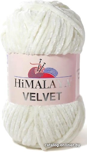 

Пряжа для вязания Himalaya Velvet 90008 (молочный)