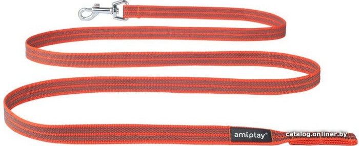 

Поводок Amiplay Rubber тренировочный (L/XL, оранжевый)