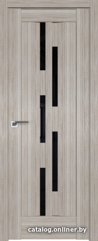 

Межкомнатная дверь ProfilDoors 30X 70x200 (капучино мелинга, стекло черный триплекс)