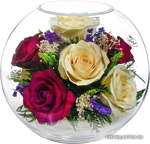 

Цветы, букеты Natural Flower Products Композиция из красных и белых роз IUY5j2