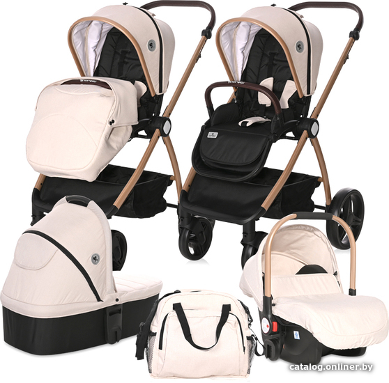 

Универсальная коляска Lorelli Infinity Set (3 в 1, beige)
