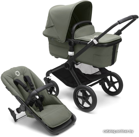 

Универсальная коляска Bugaboo Fox 3 (2 в 1, black forest green/forest green)