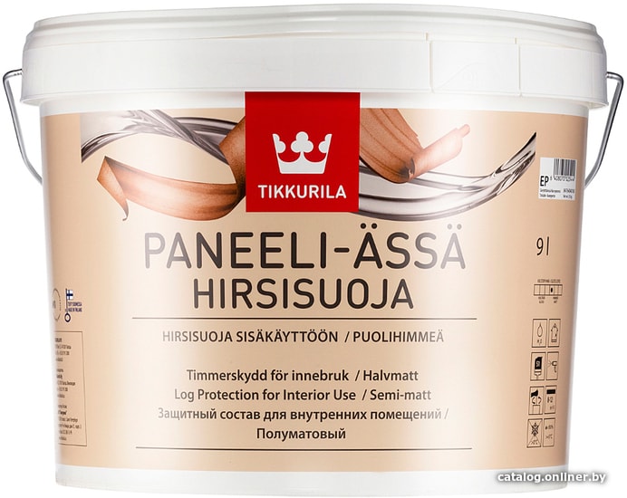 

Лак Tikkurila Paneeli Assa Hirsisuoja 0.9 л