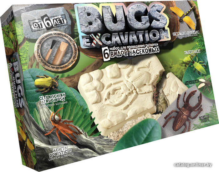 

Набор для опытов Danko Toys Bugs Excavation Жуки и стрекоза BEX-01-02