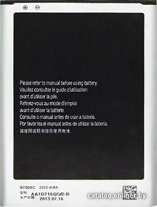 

Аккумулятор для телефона Копия Samsung Galaxy Mega 6.3 NFC (B700BC)