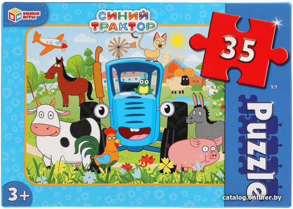

Пазл Умные игры Синий трактор 4680107915948 (35 эл)