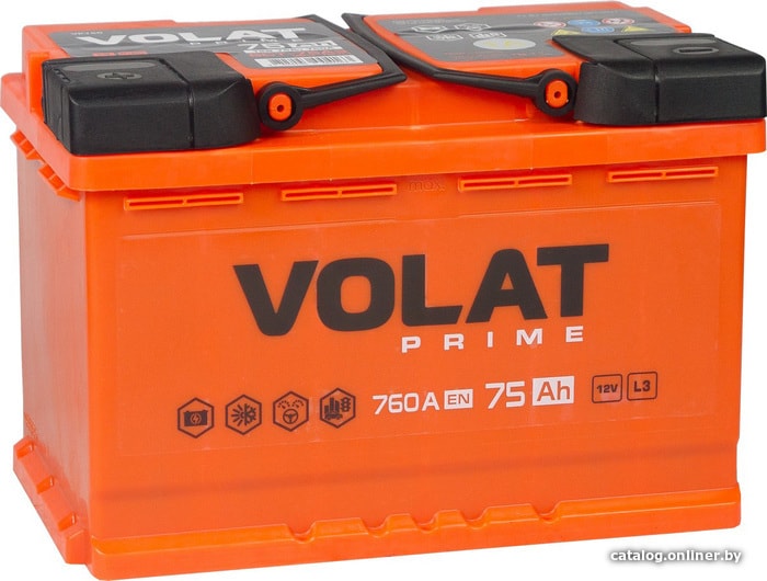 

Автомобильный аккумулятор VOLAT Prime L (75 А·ч)