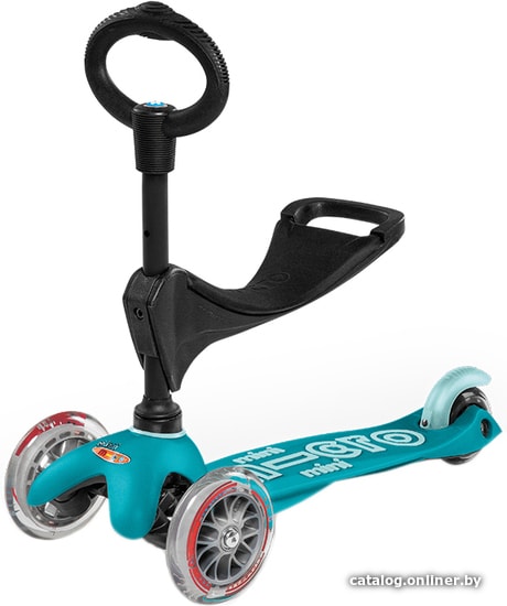 

Трехколесный самокат Micro Mini 3in1 Deluxe (аква)