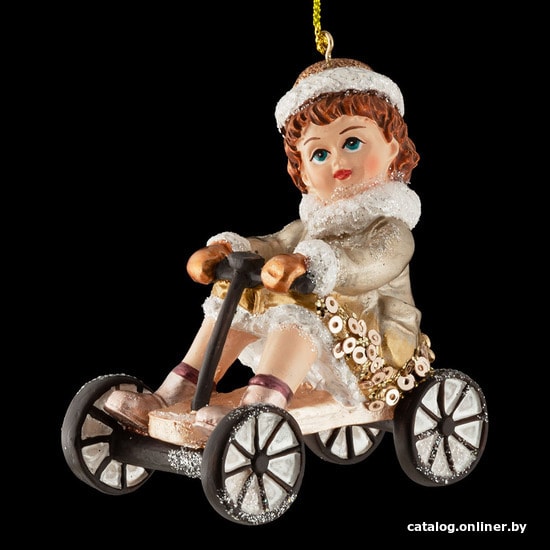 

Елочная игрушка Erich Krause Decor Девочка на велосипеде 47690