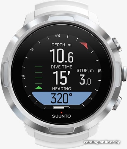 

Профессиональные умные часы Suunto D5 (серебристый/белый)