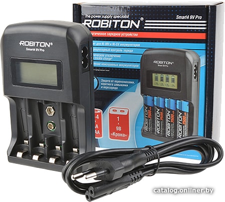 

Зарядное устройство Robiton Smart4 9V Pro