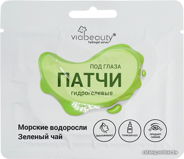 

Viabeauty Патчи под глаза Гидрогелевые с зеленым чаем и морскими водорослями