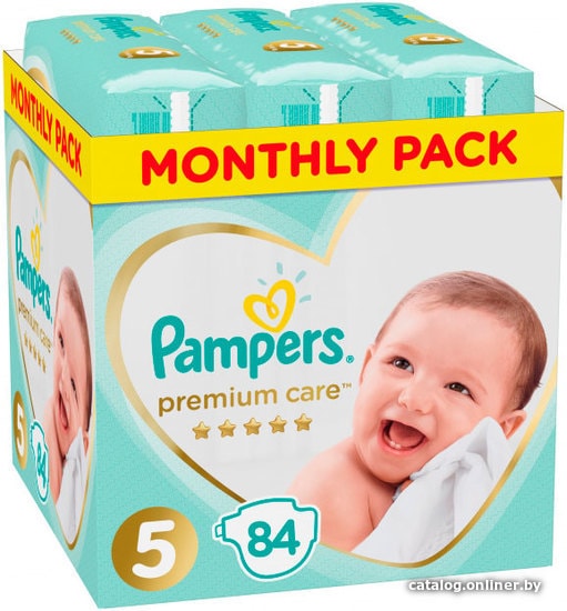 

Подгузники Pampers Premium Care 5 Junior (84 шт)