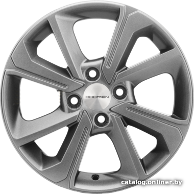 

Литые диски Khomen KHW1501 (Rio II) 15x6" 4x100мм DIA 54.1мм ET 46мм G-Silver