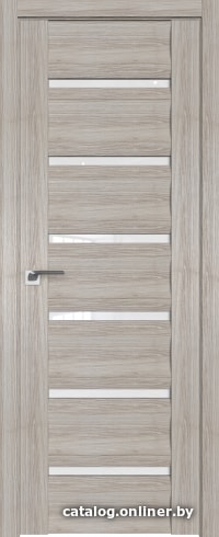 

Межкомнатная дверь ProfilDoors 57X 80x200 (капучино мелинга/стекло белый триплекс)