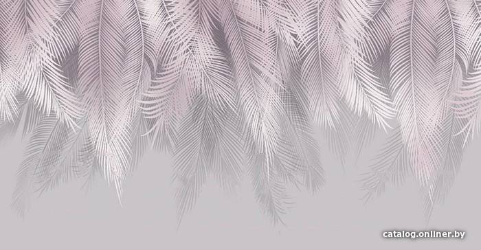 

Фотообои Citydecor Magic Пальмовые листья с защитным покрытием пудровый-серый, 500x260