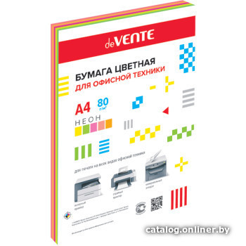 

Офисная бумага deVente A4 80 г/м² 100 л 2072609