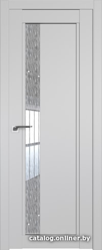 

Межкомнатная дверь ProfilDoors 2.71U 60x200 (манхэттен/стекло дождь белый)