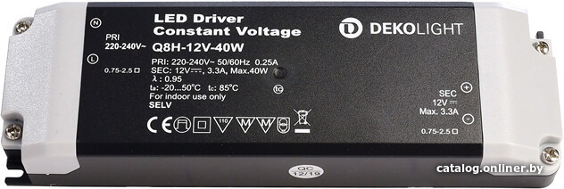 

Блок питания Deko-Light Dasic, CV, Q8H-12-40W 862162