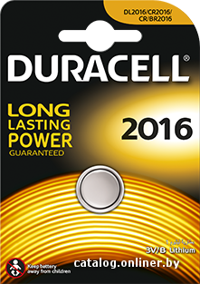 

Батарейка DURACELL 2016