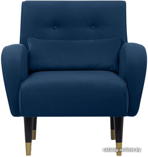 

Интерьерное кресло Divan Риль Barhat Blue (велюр velutto 26, синий)
