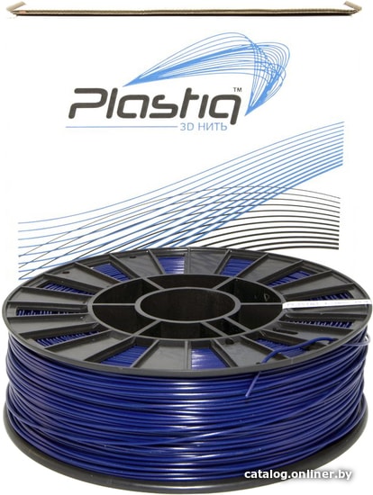 

Пластик PlastiQ PLA 1.75 мм 900 г (темно-синий)