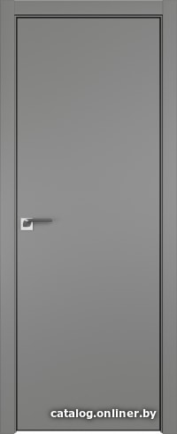 

Межкомнатная дверь ProfilDoors 1E 90x200 (грей/кромка black edition с 4-х сторон)