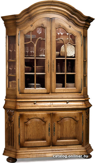 

Шкаф-витрина Гомельдрев ГМ 5611Е Дуб (P-43/патина)