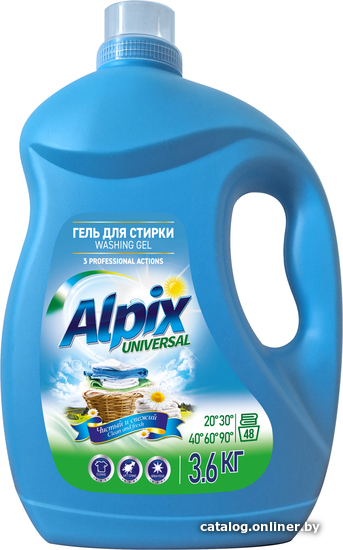 

Гель для стирки Alpix Universal 3.6 кг