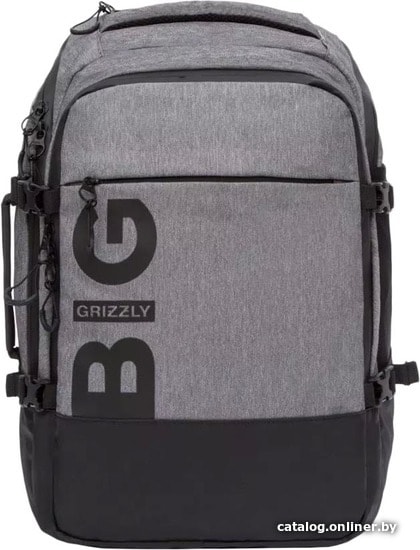 

Городской рюкзак Grizzly RQ-019-21/2 (черный/серый)