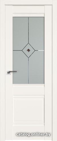 

Межкомнатная дверь ProfilDoors Классика 2U 60x200 (дарквайт/матовое с коричневым фьюзингом)