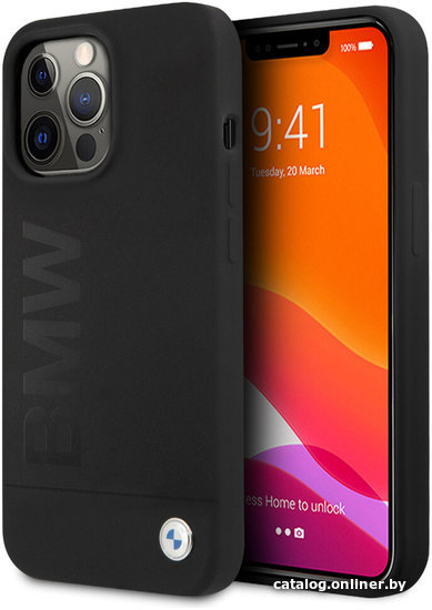 

Чехол для телефона CG Mobile BMW Signature для Apple iPhone 13 Pro Max BMHCP13XSLBLBK