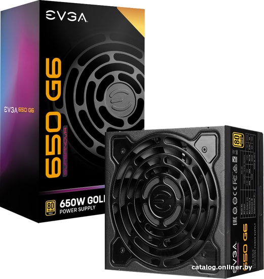 

Блок питания EVGA SuperNOVA 650 G6 220-G6-0650-X2