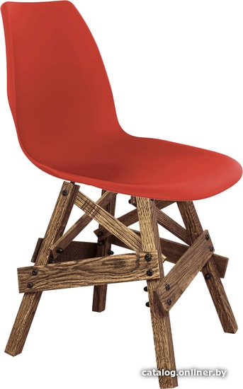 

Стул Sheffilton SHT-ST29/S71 (красный RAL3020/дуб брашированный коричн)