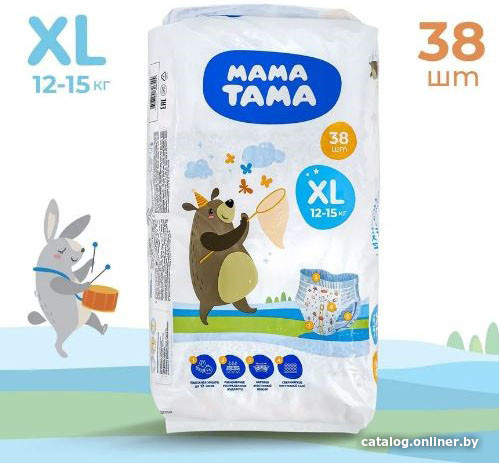 

Трусики-подгузники Мама Тама XL MT/089 (38 шт)