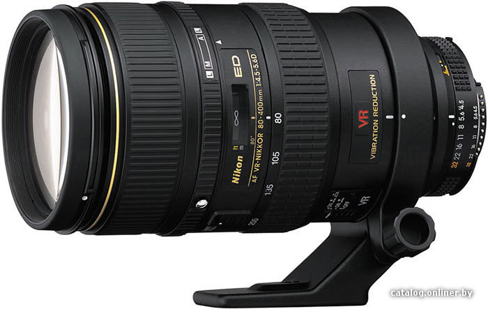 

Объектив Nikon AF VR Zoom-Nikkor 80-400mm f/4.5-5.6D ED